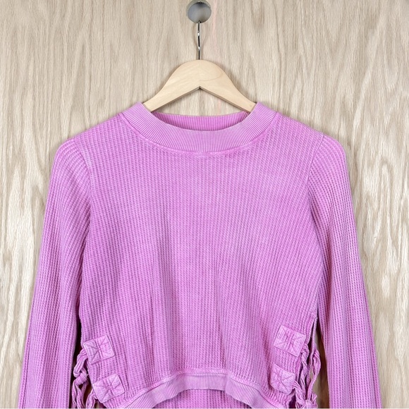 Free People Cropped Interlaken Thermal Top - Picture 4 of 9